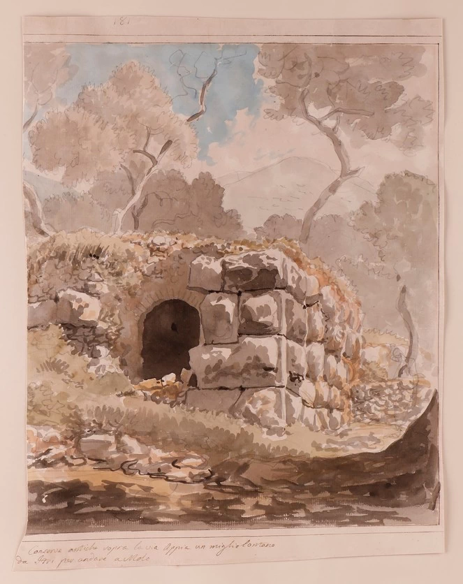Resti della Villa di Maribella dopo Itri